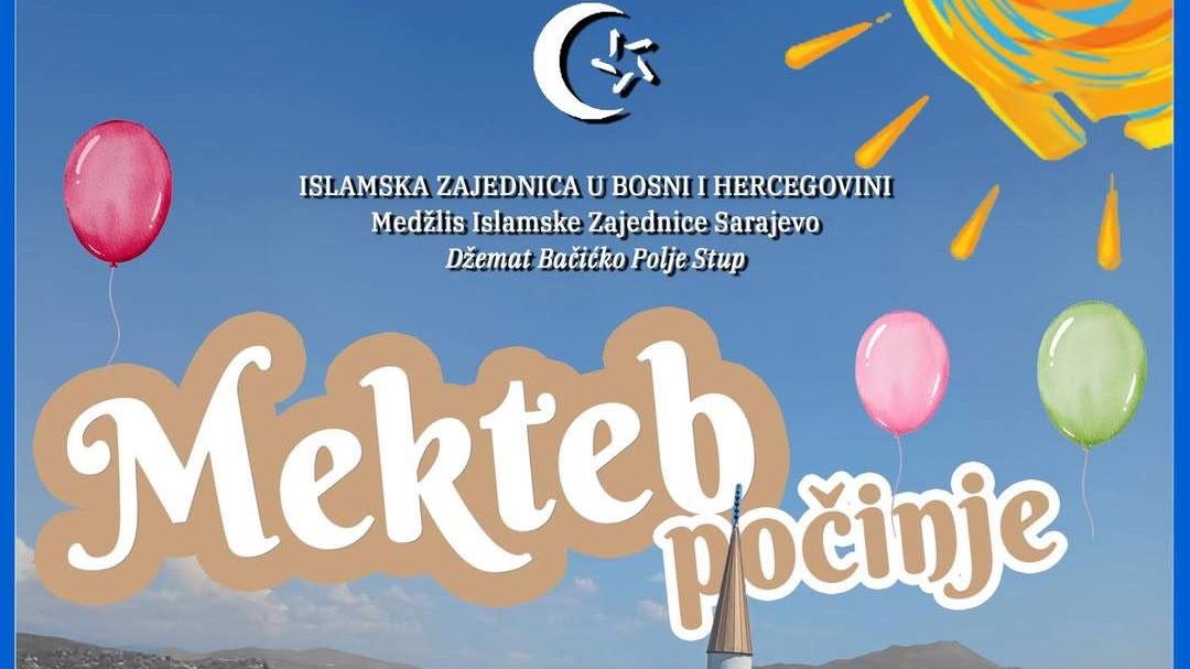 Upis u mekteb u džematu Bačićko Polje Stup Ilidža