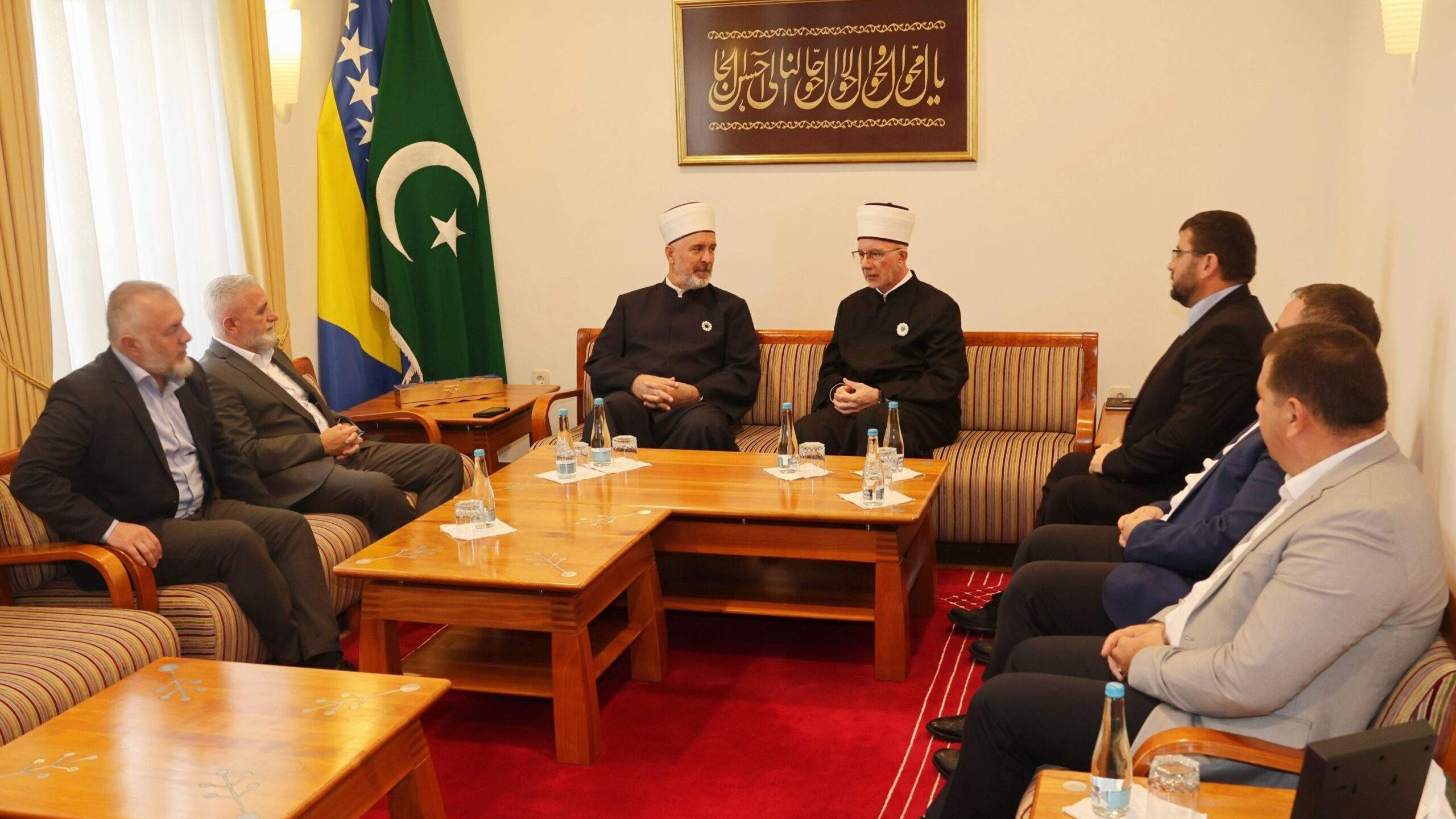 Muftiju Fazlovića posjetio muftija travnički Ahmed-ef. Adilović sa saradnicima 