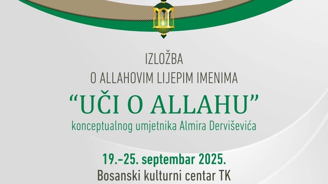 Izložba “Uči o Allahu”, Almira Derviševića, u Tuzli u okviru mevludske manifestacije