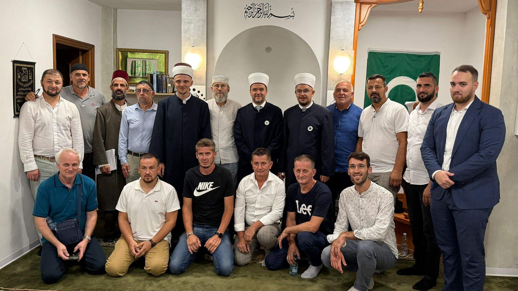 Senaid-ef. Kobilica, muftija za Zapadnu Evropu, u prvoj zvaničnoj posjeti Islamskoj zajednici Bošnjaka u Italiji (IZBI)