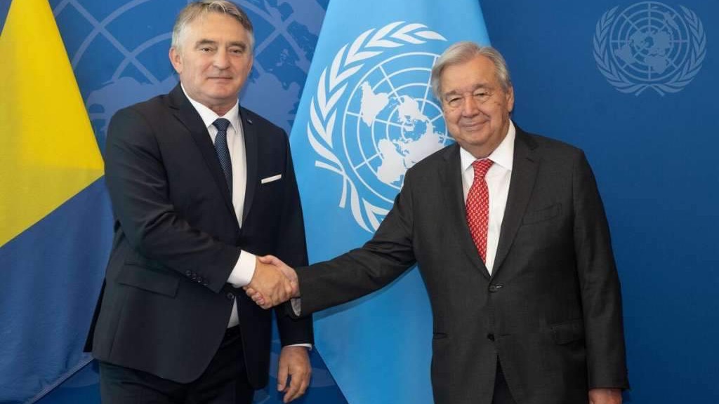 Komšić i Guterres u New Yorku: UN nastavlja podršku BiH, implementirati Rezoluciju o Srebrenici