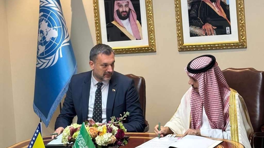Konaković održao sastanak s ministrom vanjskih poslova Kraljevine Saudijske Arabije