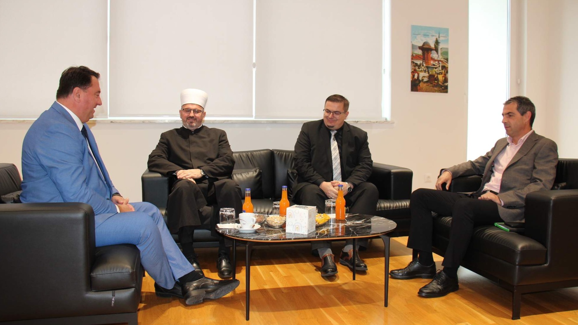 Predsjednik Ilmijje Nijaz-ef. Duzan posjetio Media centar povodom obilježavanja 113. godišnjice Ilmijje