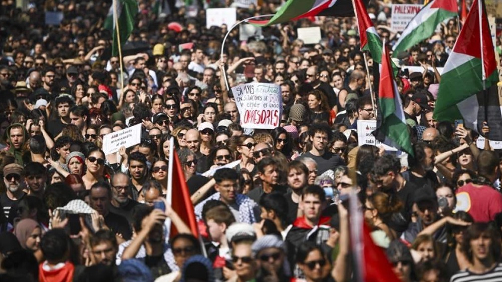 U Barceloni masovni protesti za Gazu