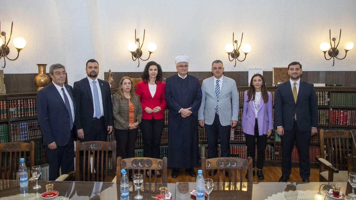 Muftija Hasanović primio delegaciju turskih parlamentaraca u Islamskom centru Zagreb