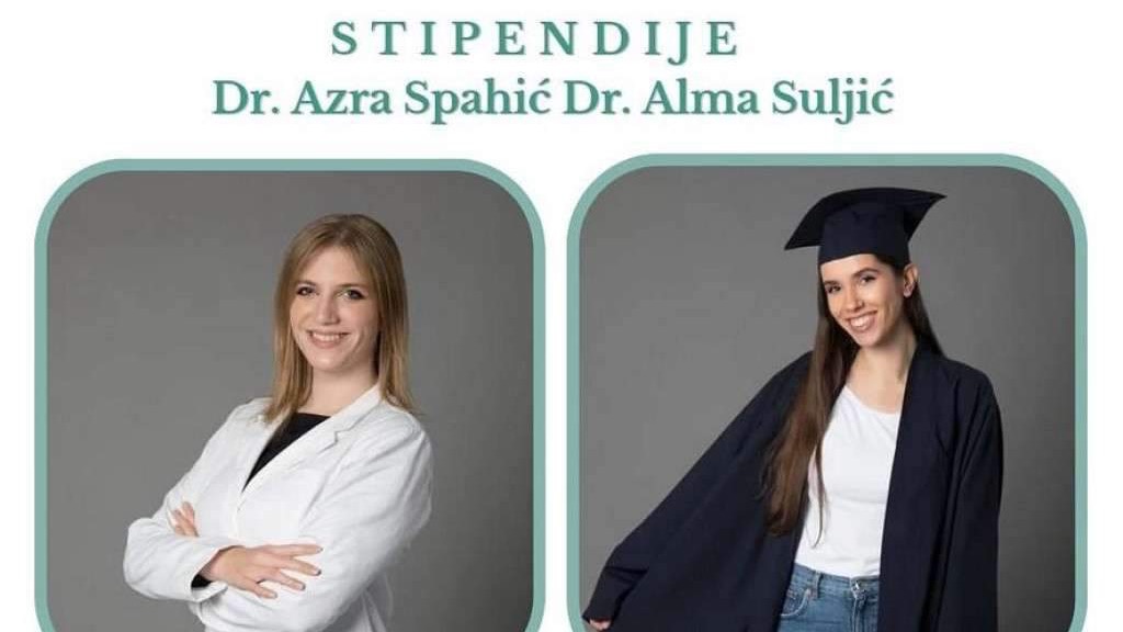 Konkurs za dodjelu stipendija 'Dr. Azra Spahić' i 'Dr. Alma Suljić' za akademsku 2025/2026. godinu