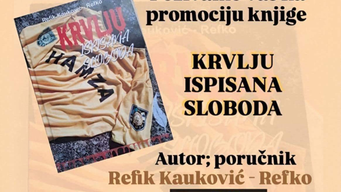 Promocija knjige “Krvlju ispisana sloboda” u Hamzibegovoj džamiji u Sanskom Mostu