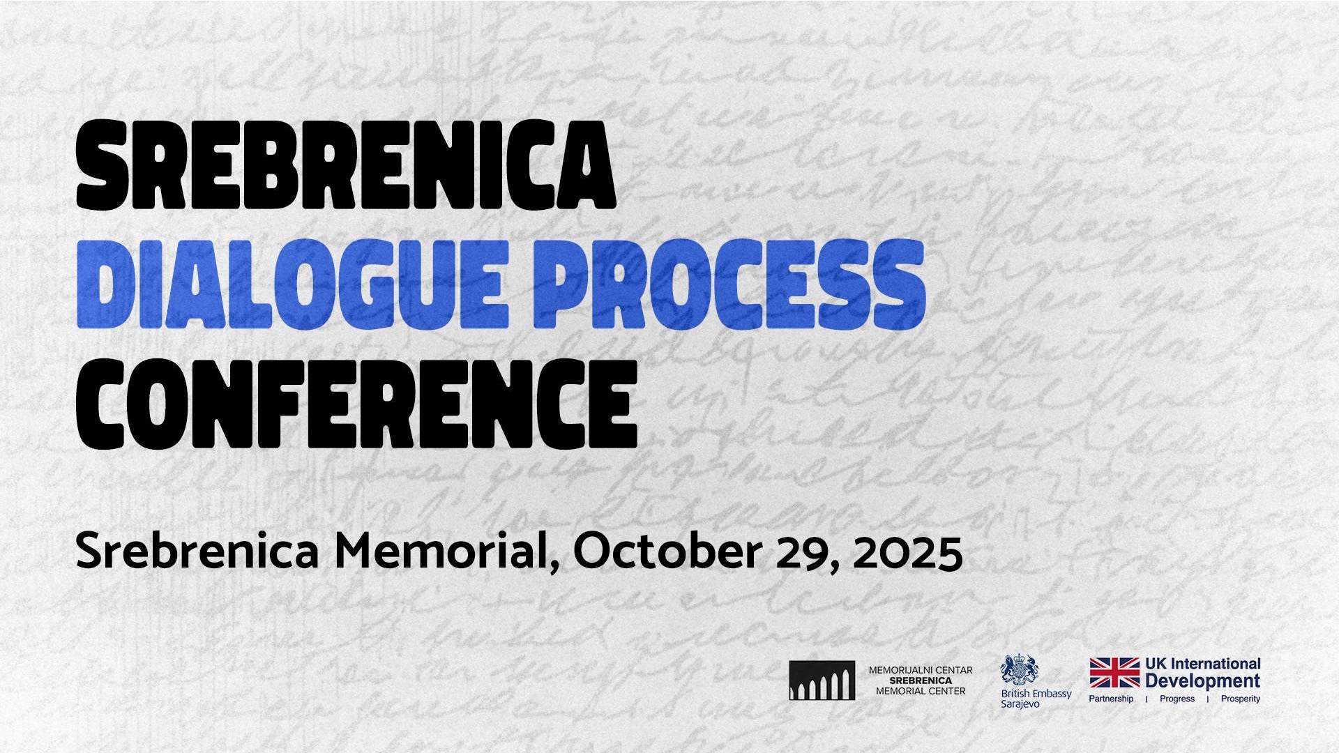 Memorijalni centar Srebrenica organizuje Konferenciju dijaloga i usvajanje Povelje mira Srebrenice