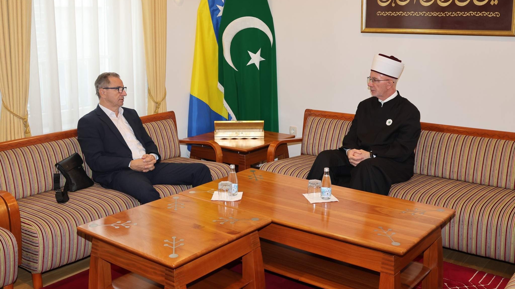 Zamjenik načelnika Opštine Srebrenica Hamdija Fejzić posjetio muftiju Fazlovića