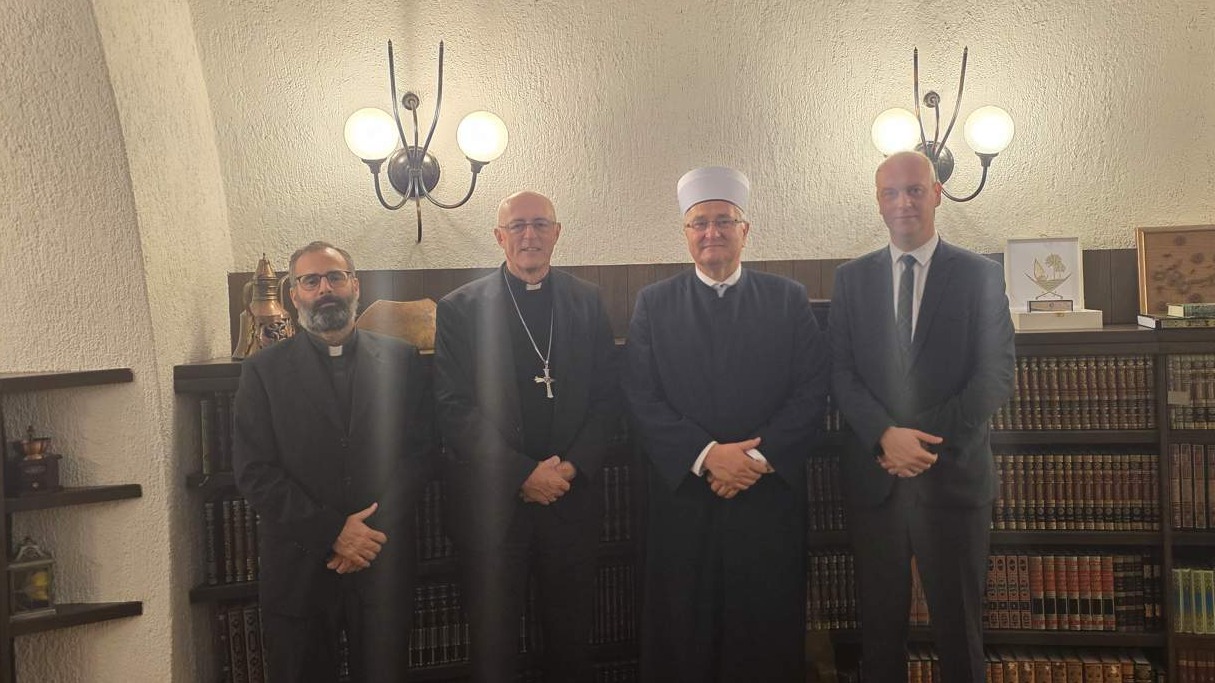 Susret muftije Hasanovića i apostolskog nuncija Giorgia Lingue