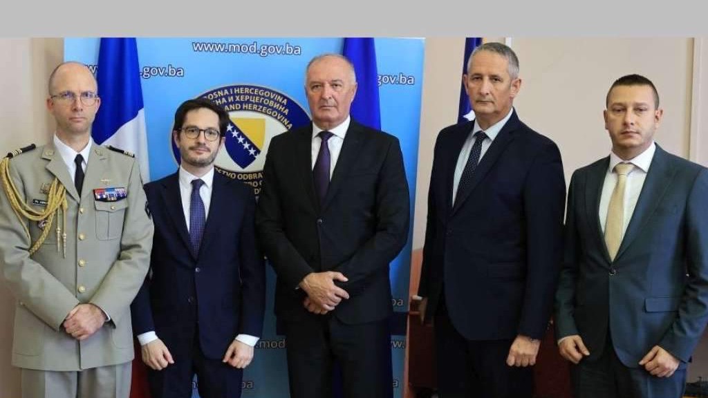 Helez primio francuskog ambasadora u BiH i novoimenovanog vojnog atašea Republike Francuske
