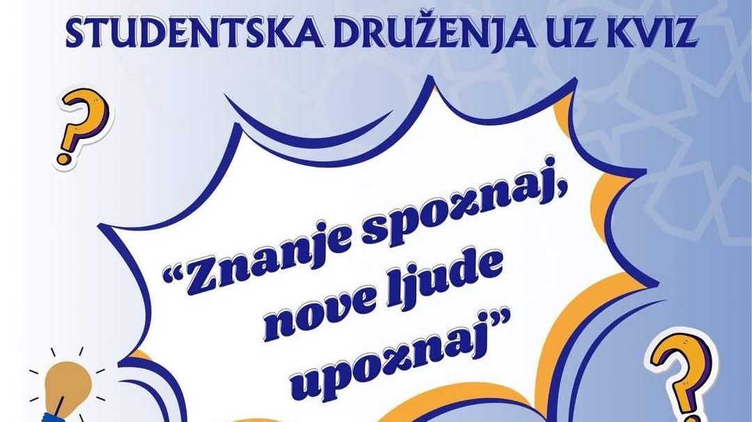 Studentsko druženje uz kviz: „Znanje spoznaj, nove ljude upoznaj“