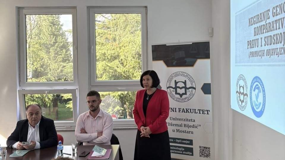Na Pravnom fakultetu u Mostaru predstavljena studija o negiranju genocida