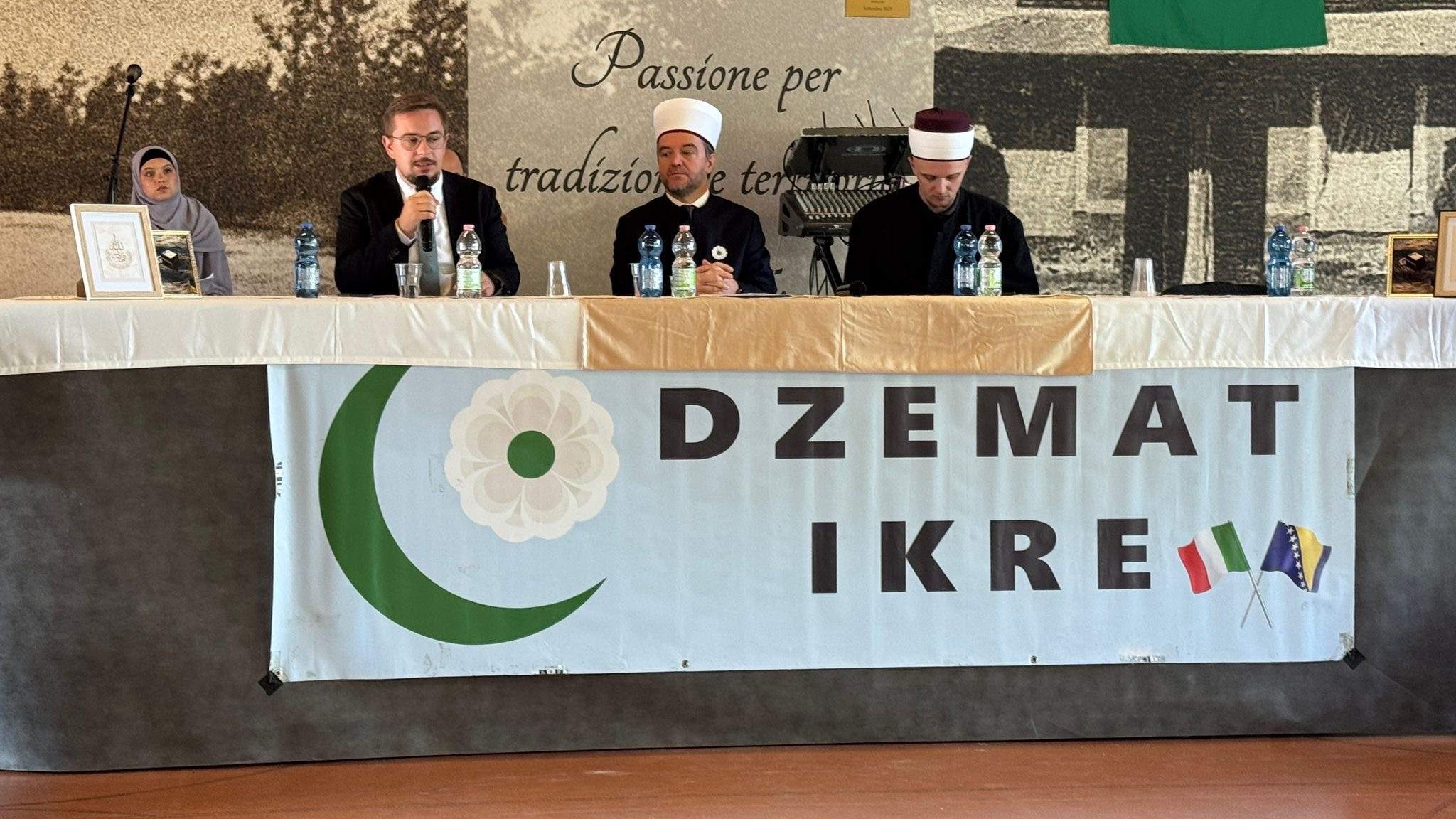 Muftija za Zapadnu Europu Senaid-ef. Kobilica u posjeti Islamskoj zajednici Bošnjaka u Italiji (IZBI): Uručen dekret novom v.d. glavnog imama Muamer-ef. Kozici