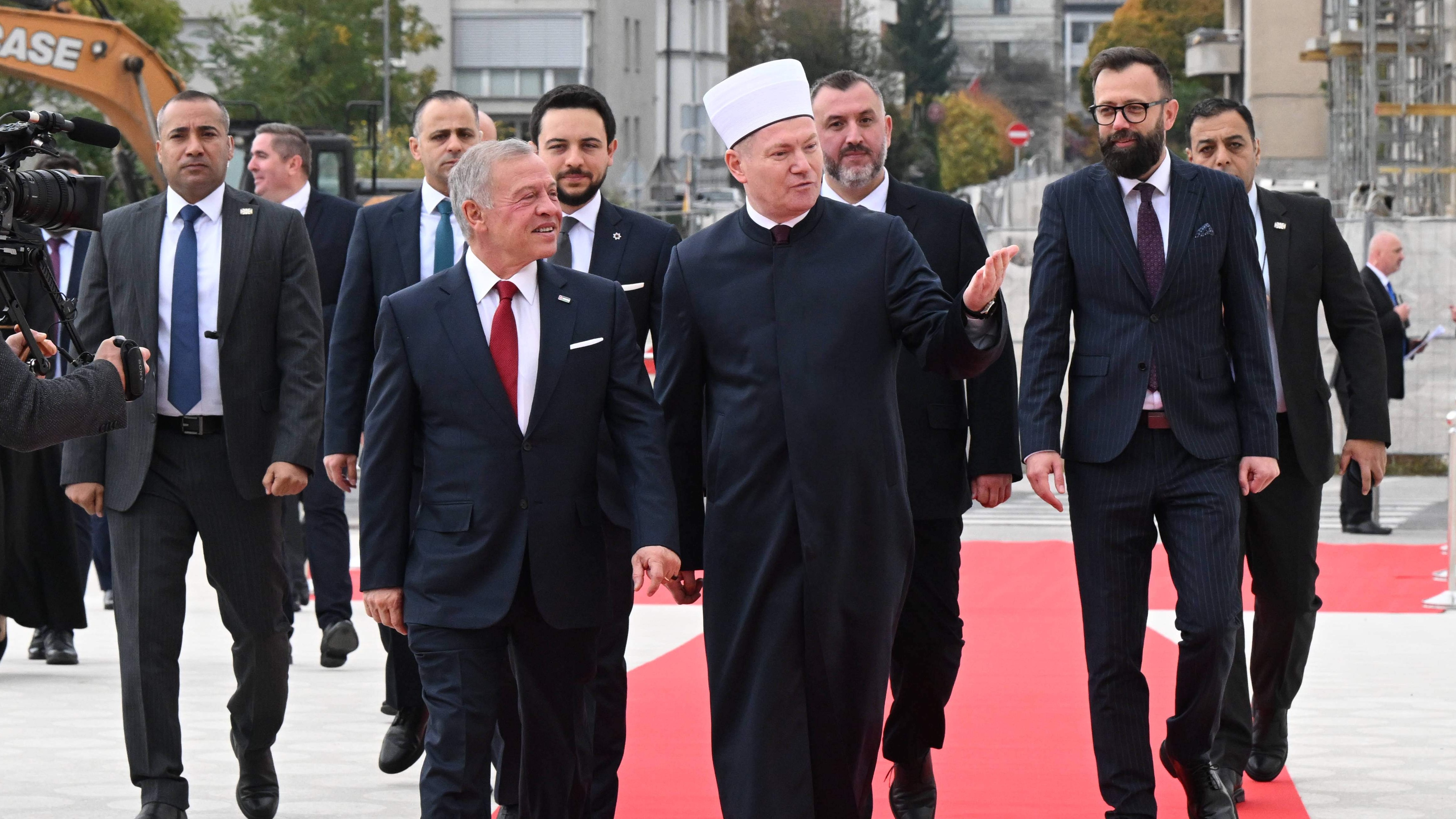Kralj i prestolonasljednik Jordana na prijemu kod muftije Islamske zajednice u Sloveniji