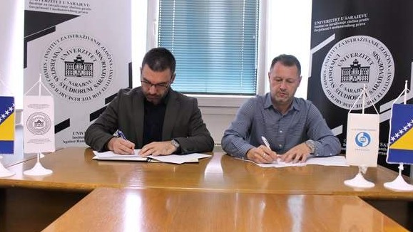 Institut za istraživanje zločina protiv čovječnosti potpisao Ugovor o zakupu dijela poslovne zgrade s JU "Studentski centar"