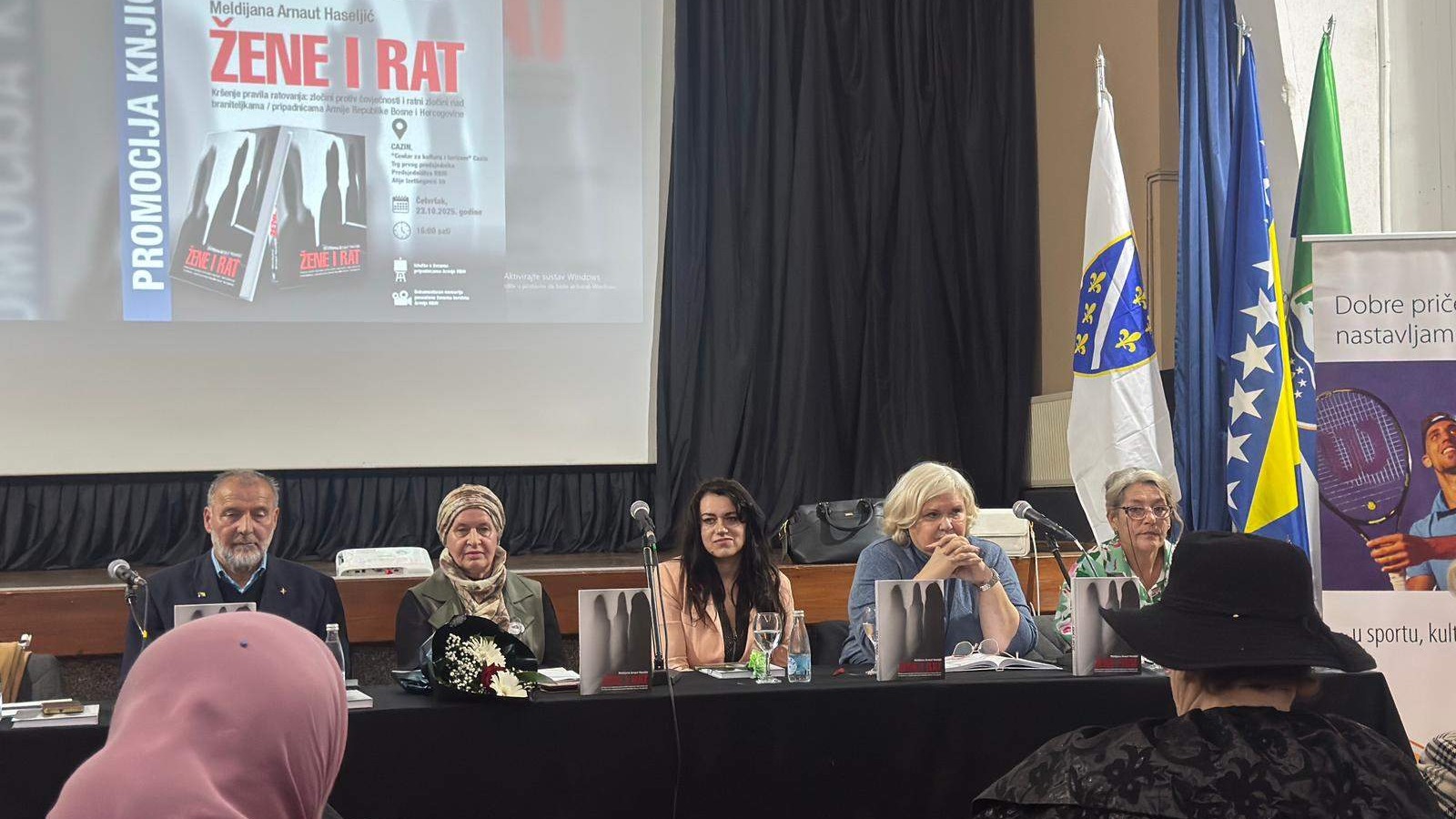 Promocija knjige “Žene i rat” u Cazinu i Bihaću: Naučno svjedočenje o ženskom ratnom iskustvu