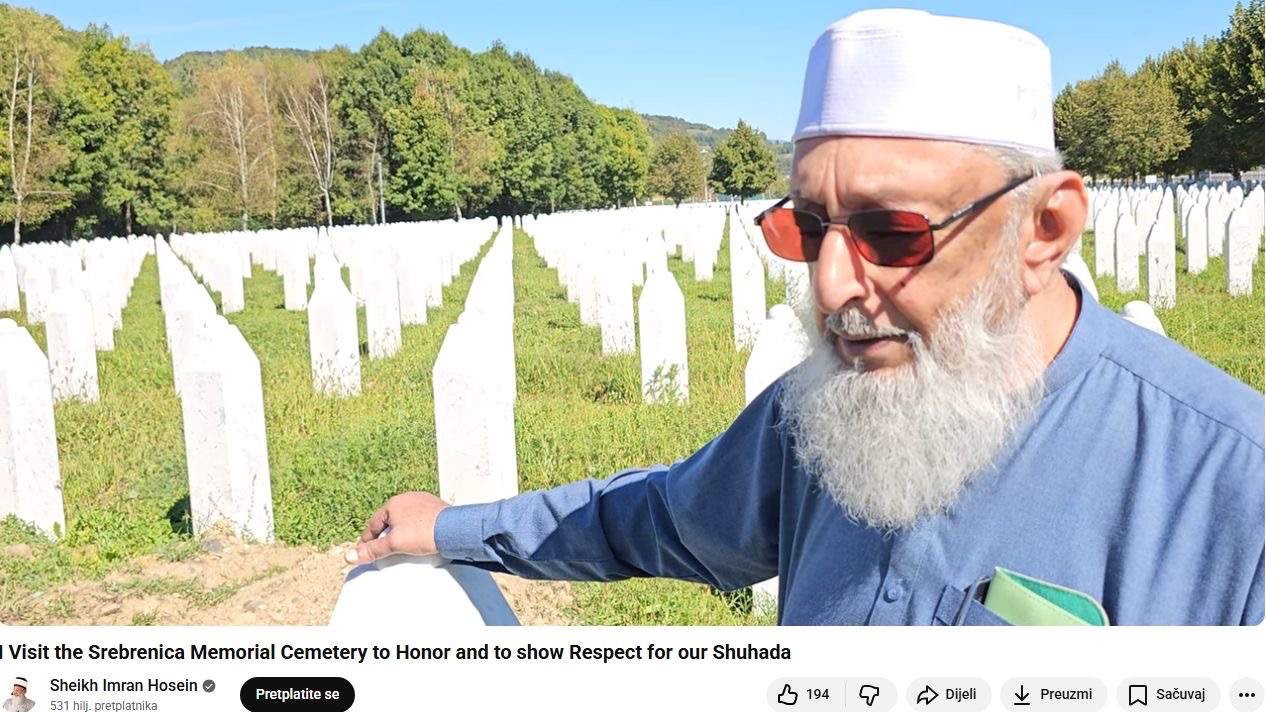 Negator genocida Imran Husein, lanet olsun