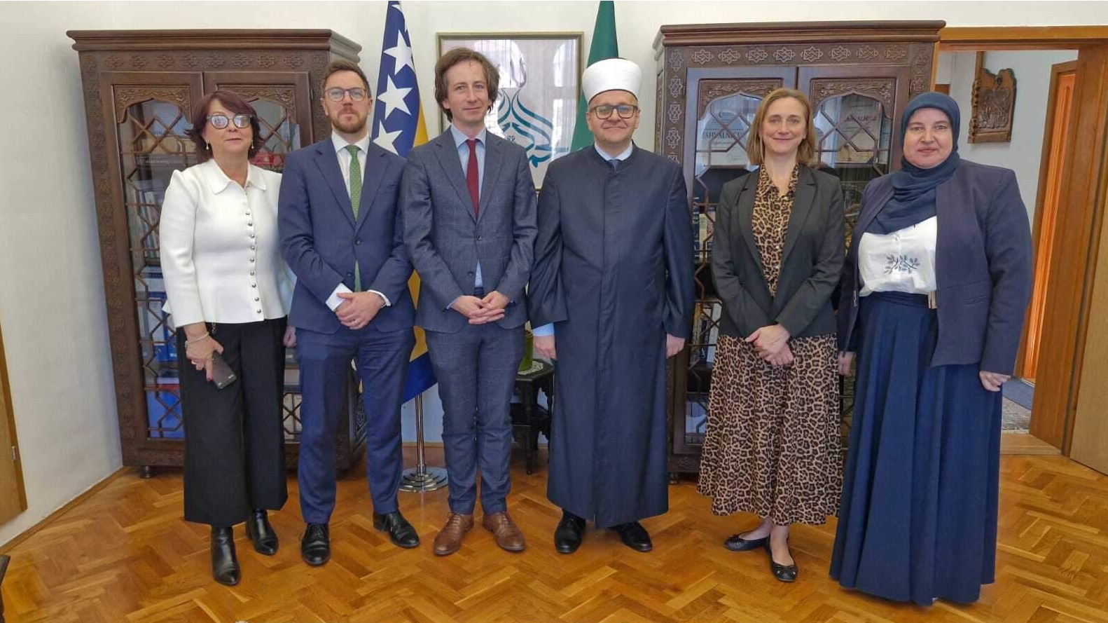 Posjeta šefova političkih odjela ambasada Ujedinjenog Kraljevstva Muftijstvu mostarskom