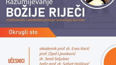 Bihać: Okrugli sto na temu "Razumijevanje Božije riječi: Tradicionalni I savremeni pristupi tumačenju Kur’ana"