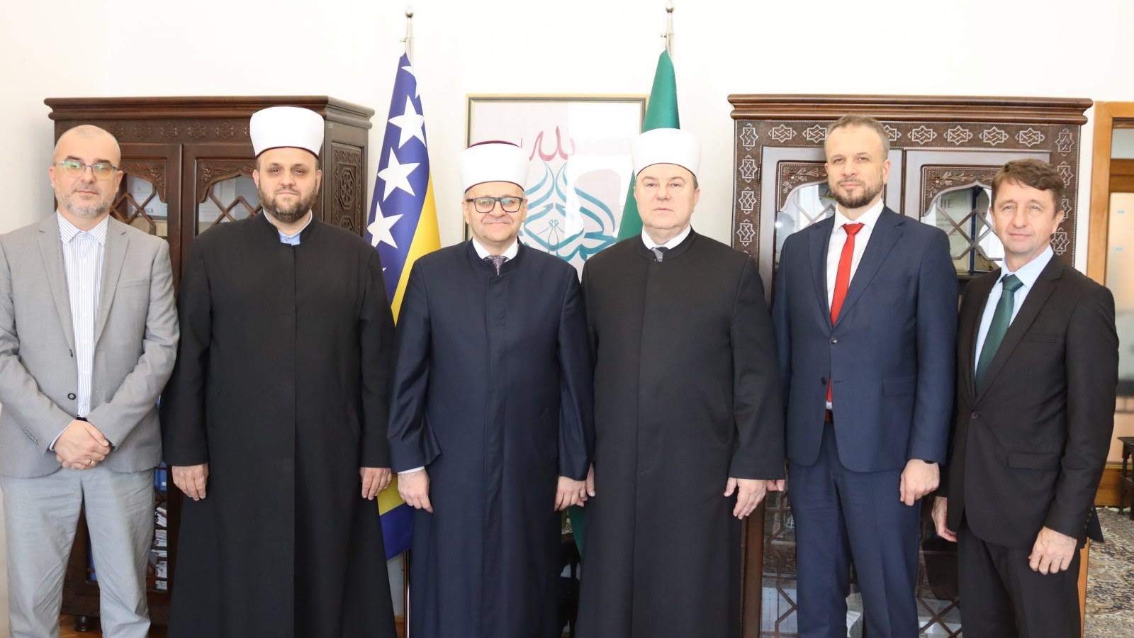 Direktor Uprava za vjerske poslove Rijaseta IZ sa saradnicima posjetio Mostarsko muftijstvo