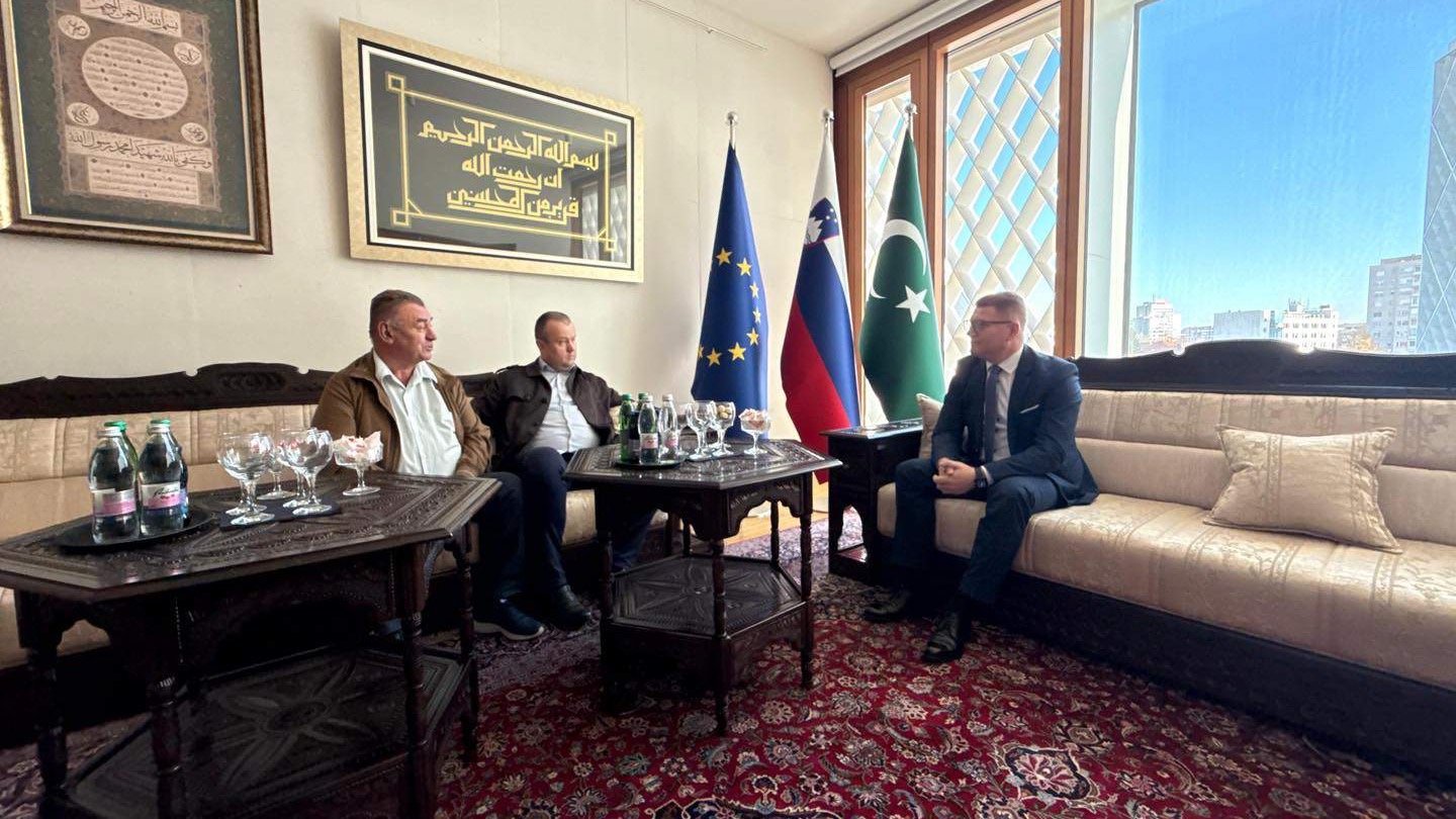 Muftija Nevzet Porić primio glavnog imama Odbora Islamske zajednice Trbovlje, Mustafu-ef. Gavranovića