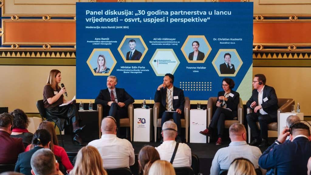 U Sarajevu održan događaj o održivim lancima snabdijevanja u okviru 30 godina njemačko-bosanskohercegovačke saradnje