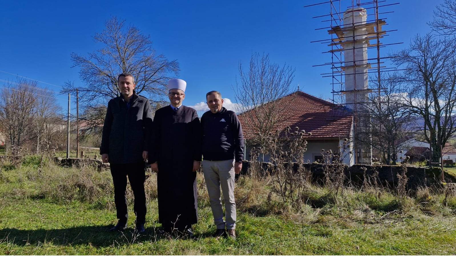 Muftija Dedović obišao džamije u Nevesinju: Podsjetnik na važnost čuvanja baštine