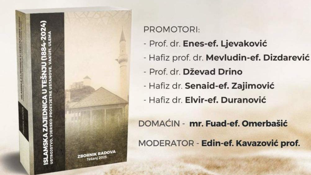 Promocija zbornika radova „Islamska zajednica u Tešnju (1884–2024)“