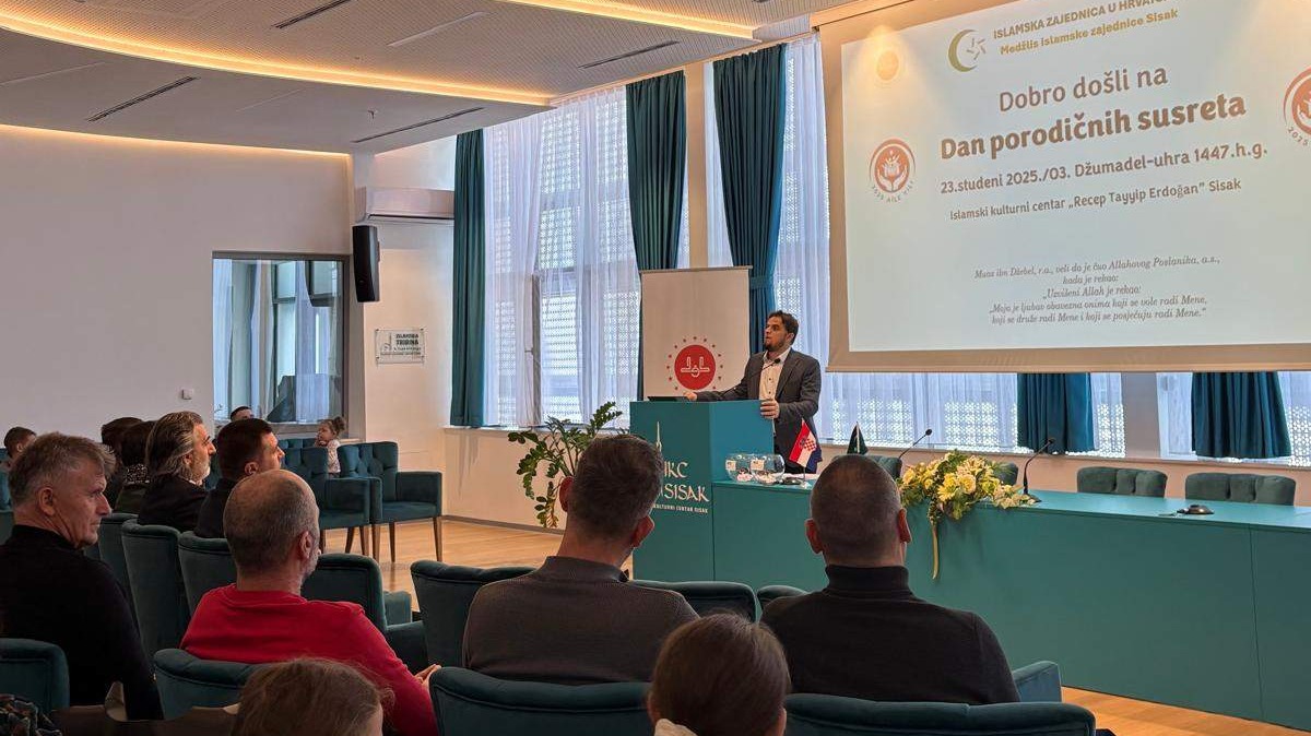Dan porodičnih susreta u Islamskom kulturnom centru Sisak okupio muslimanske porodice iz Siska i Zagreba