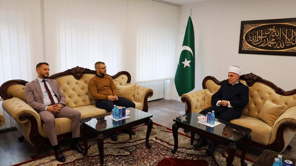 Muftija Kudić upriličio prijem za hafiza Safeta Ćoralića i njegovog muhaffiza