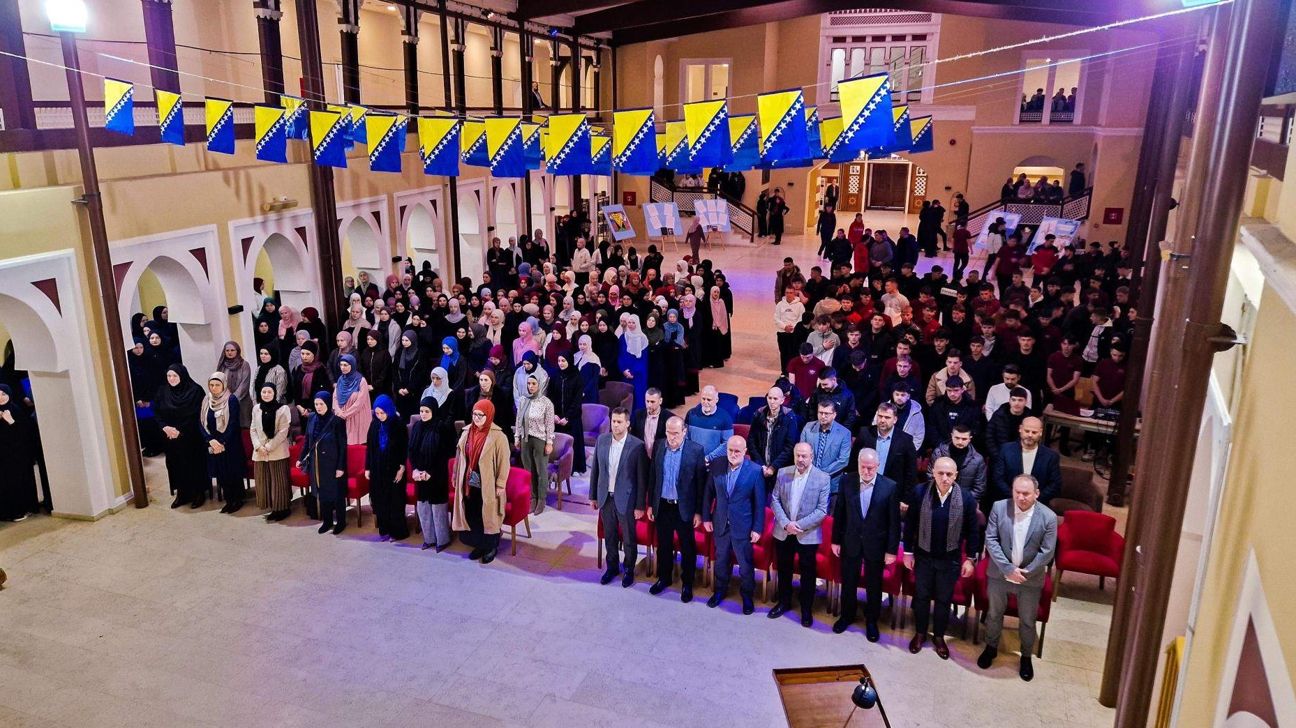 Učenici Elči Ibrahim-pašine medrese priredili svečani program povodom Dana državnosti BiH