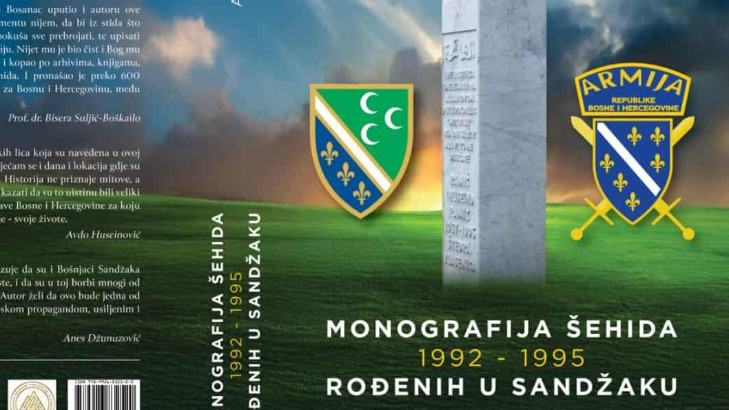 Večeras promocija monografije “Šehidi Sandžaka” u Sarajevu