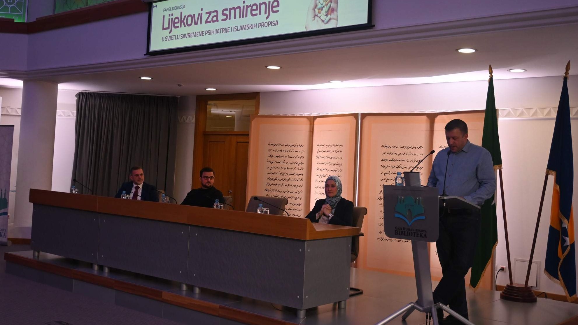 Održana panel diskusija u Gazi Husrev-begovoj biblioteci: Lijekovi za smirenje između potrebe i zloupotrebe