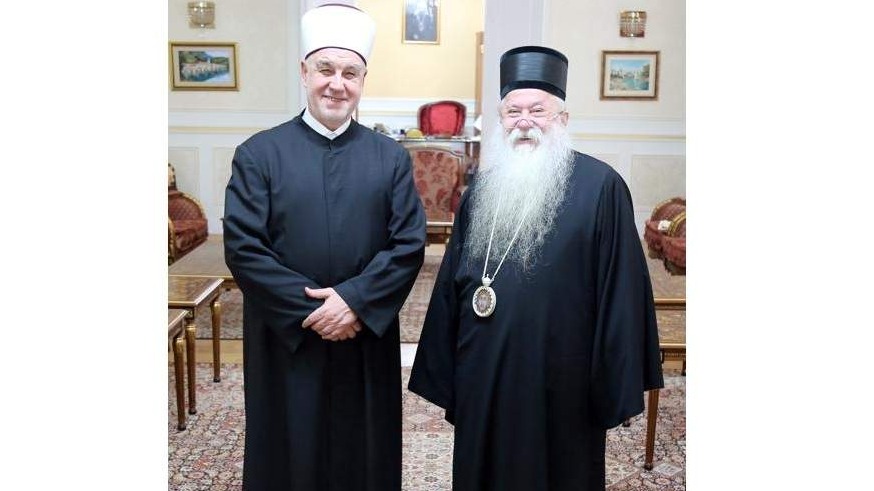 Mitropolit Hrizostom primio reisul-ulemu Husein-ef. Kavazovića