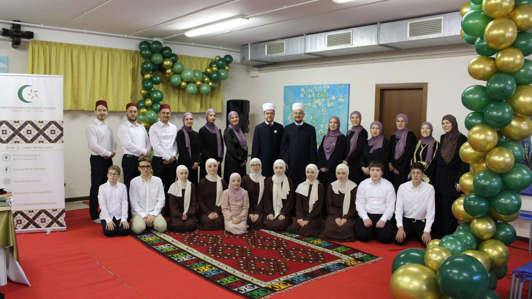 Održane prve hatme u džematu Nur Verona uz prisustvo muftije Senaid-ef. Kobilice