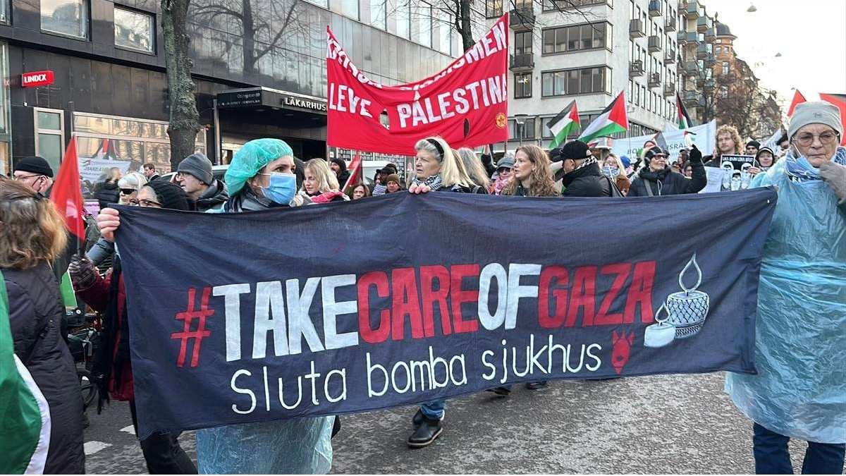Švedski demonstranti osudili izraelsko kršenje primirja u Gazi