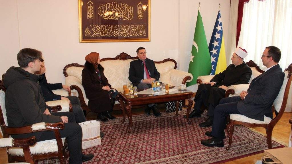 Porodica Aganhodžić posjetila muftiju sarajevskog Nedžada Grabusa