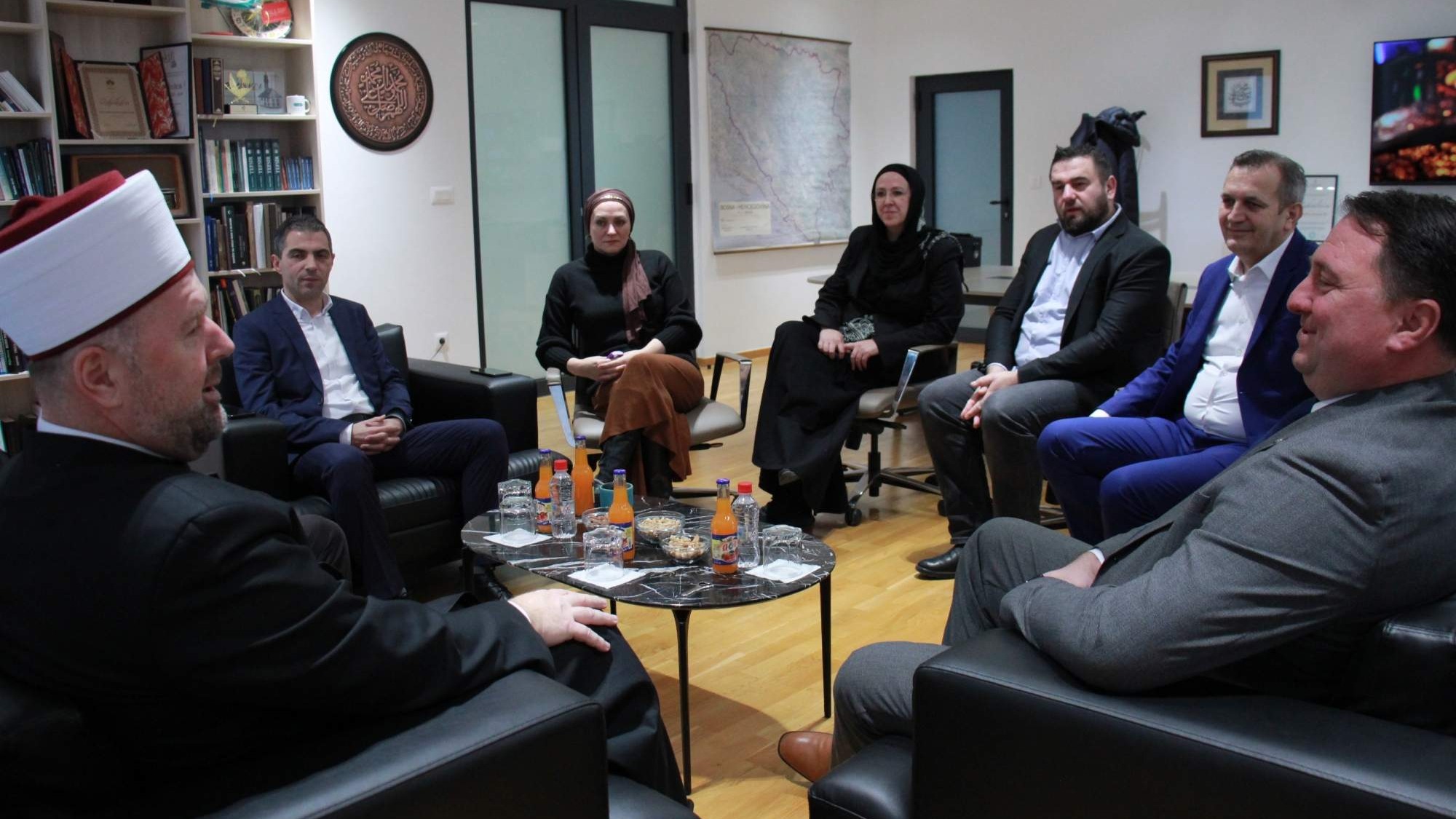 Muftija zenički hfz. dr. Mevludin Dizdarević posjetio Media centar Islamske zajednice u BiH