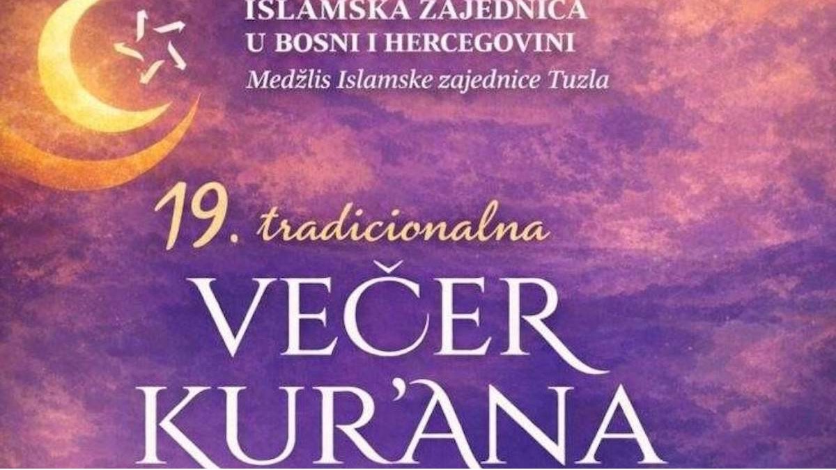 MIZ Tuzla: 19. Večer Kur’ana u Džamiji "Kralj Abdullah“ 31. decembra