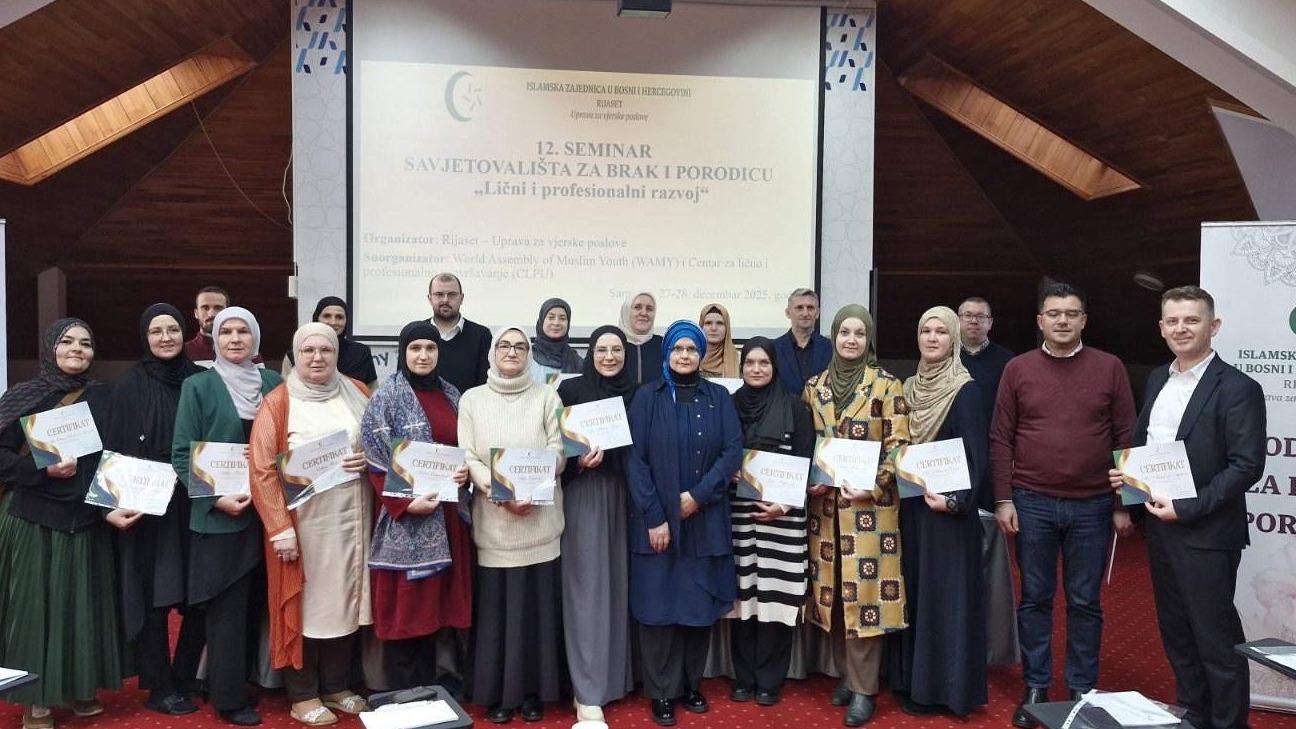 Održan 12. seminar Savjetovališta za brak i porodicu "Lični i profesionalni razvoj" 
