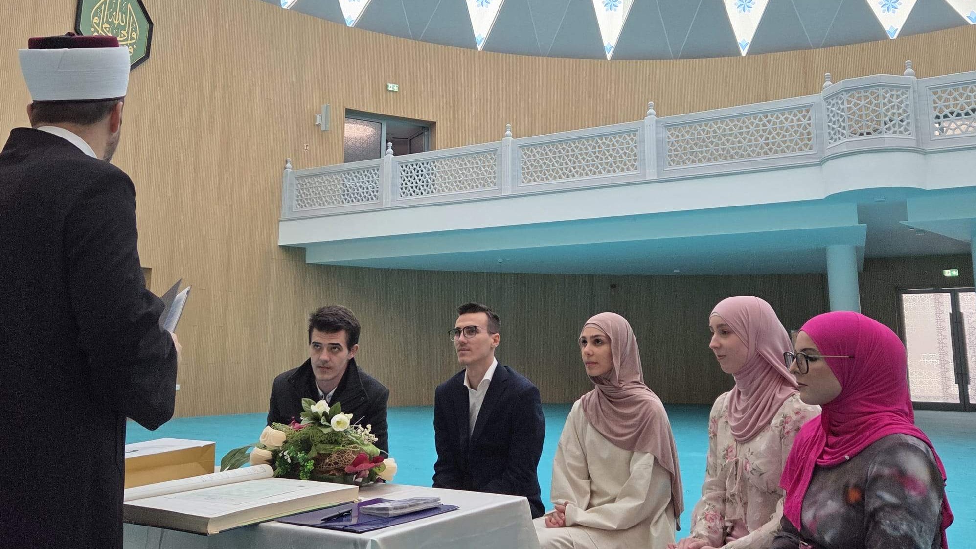 Vjenčanje u Islamskom kulturnom centru Sisak uz puno državno priznanje braka 