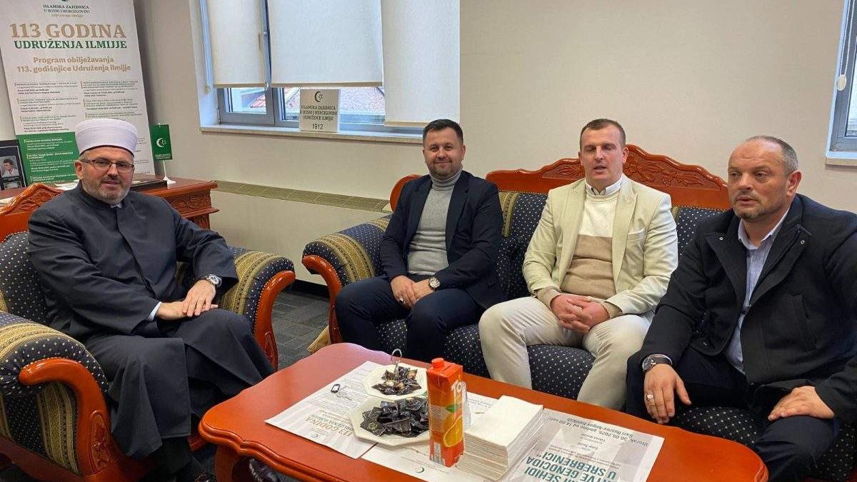 Rukovodilac Službe za vjerske poslove i obrazovanje Muftijstva banjalučkog i glavni imam MIZ Bosanski Brod posjetili predsjednika Udruženja ilmijje
