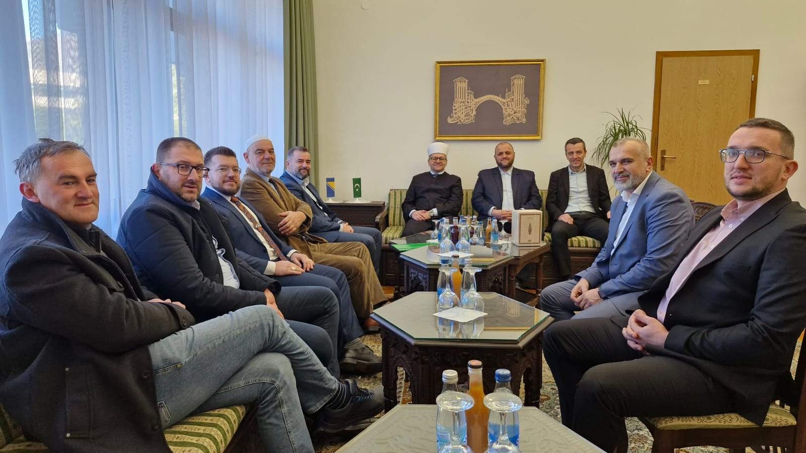 Delegacija džemata Zalik posjetila mostarskog muftiju povodom 30 godina rada