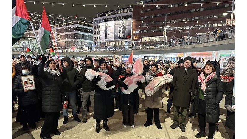 Umjesto slavlja, protest: Šveđani novogodišnju noć posvetili Gazi
