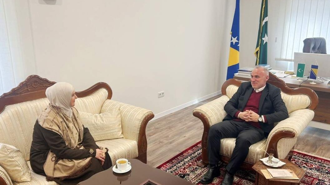 Muftija Kudić razgovarao sa voditeljicom Odjela za etnologiju Muzeja USK Nailom Hodžić