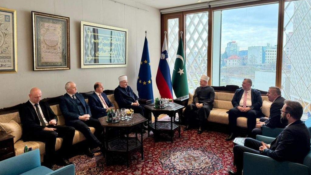 Muftija Hasanović posjetio Muftijstvo u Ljubljani