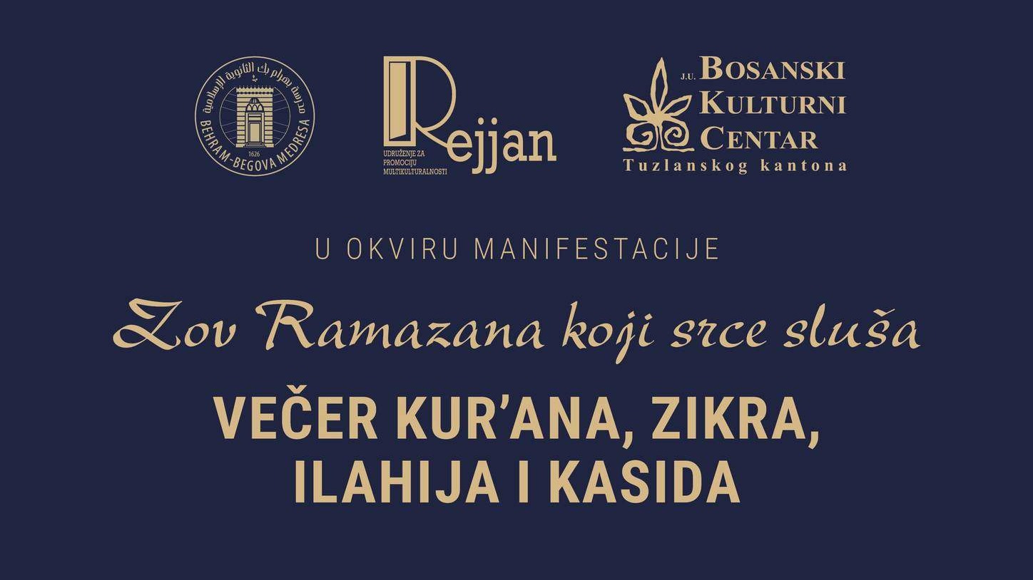 Večer Kur’ana, zikra, ilahija i kasida u Tuzli 28. januara