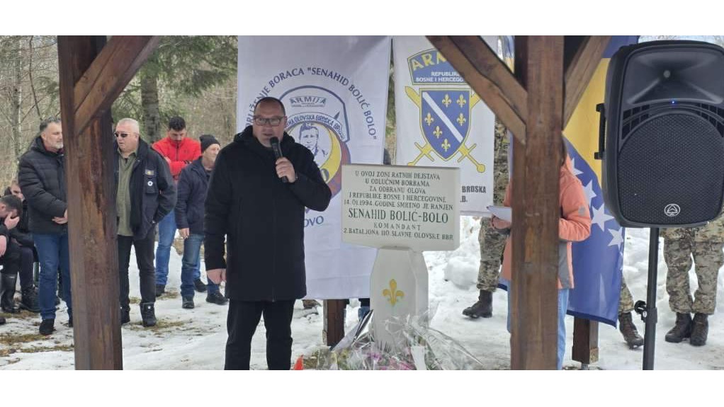 Sirovica: Sjećanje na Senahida Bolića-Bolu obaveza svih nas da čuvamo vrijednosti za koje se borio