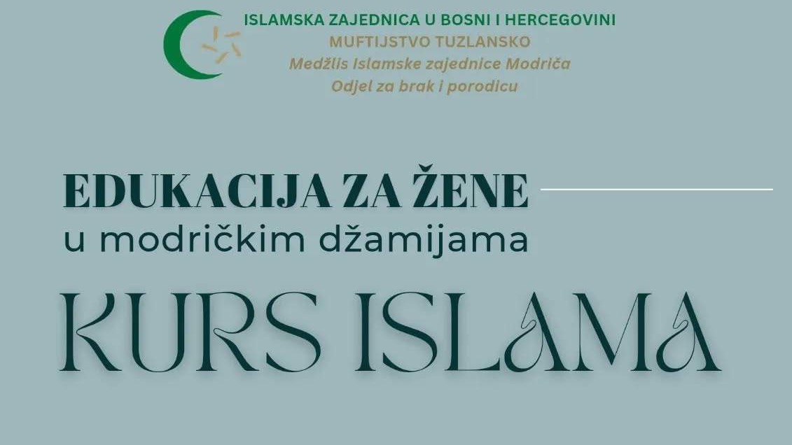 Medžlis IZ Modriča: U nedjelju završno predavanje Kursa islama za žene
